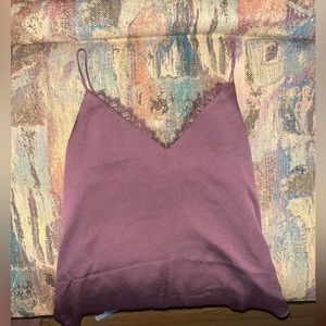 Express Tank Top; silk.